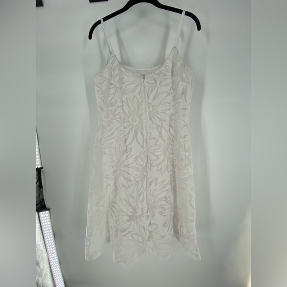 Evan Picone Off White Textured Dress - Picture 3 of 9